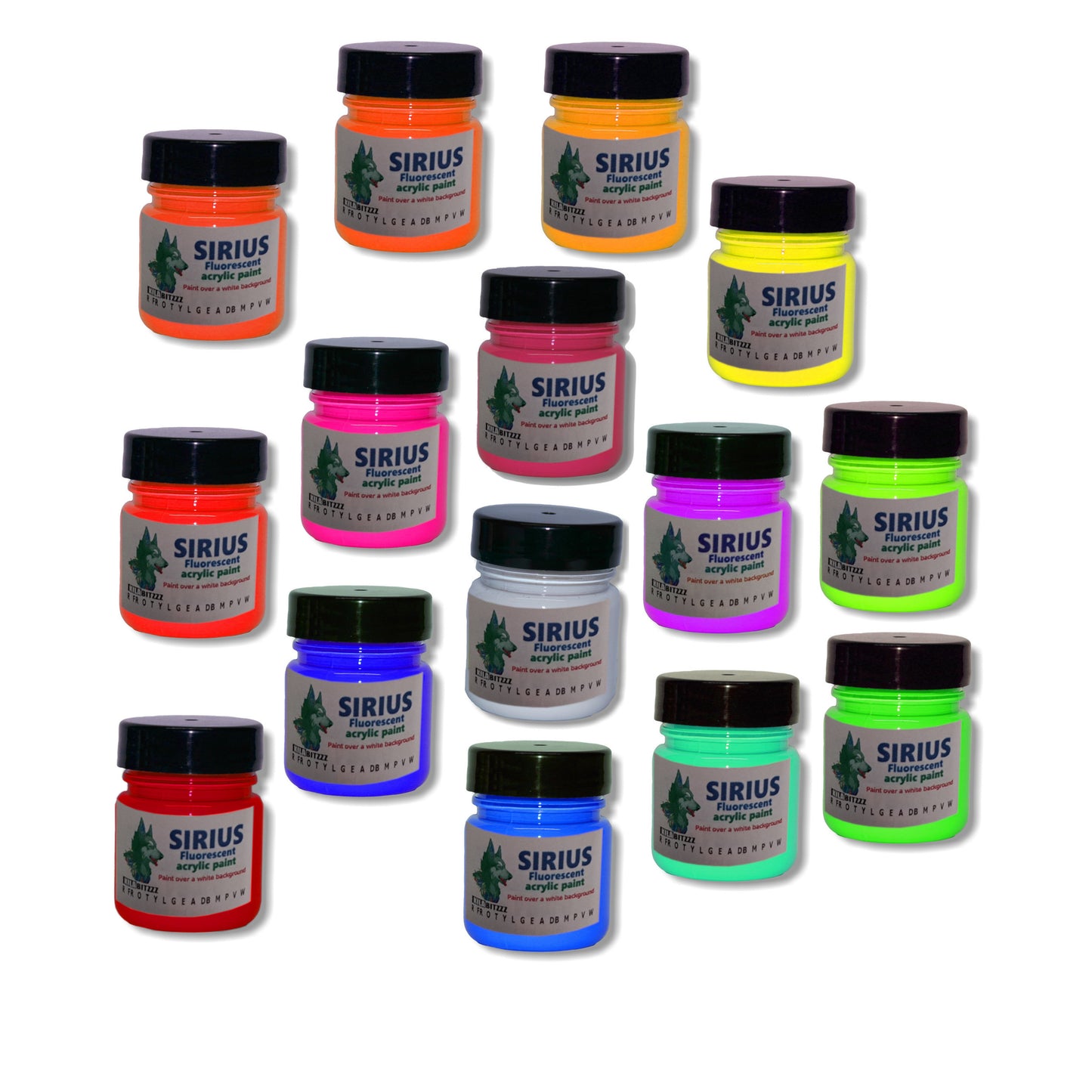 Sirius Glow Premium Fluorescent Acrylic paint