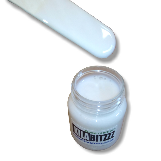 Kilabitzzz Base clear medium varnish for making your own glow paints and more