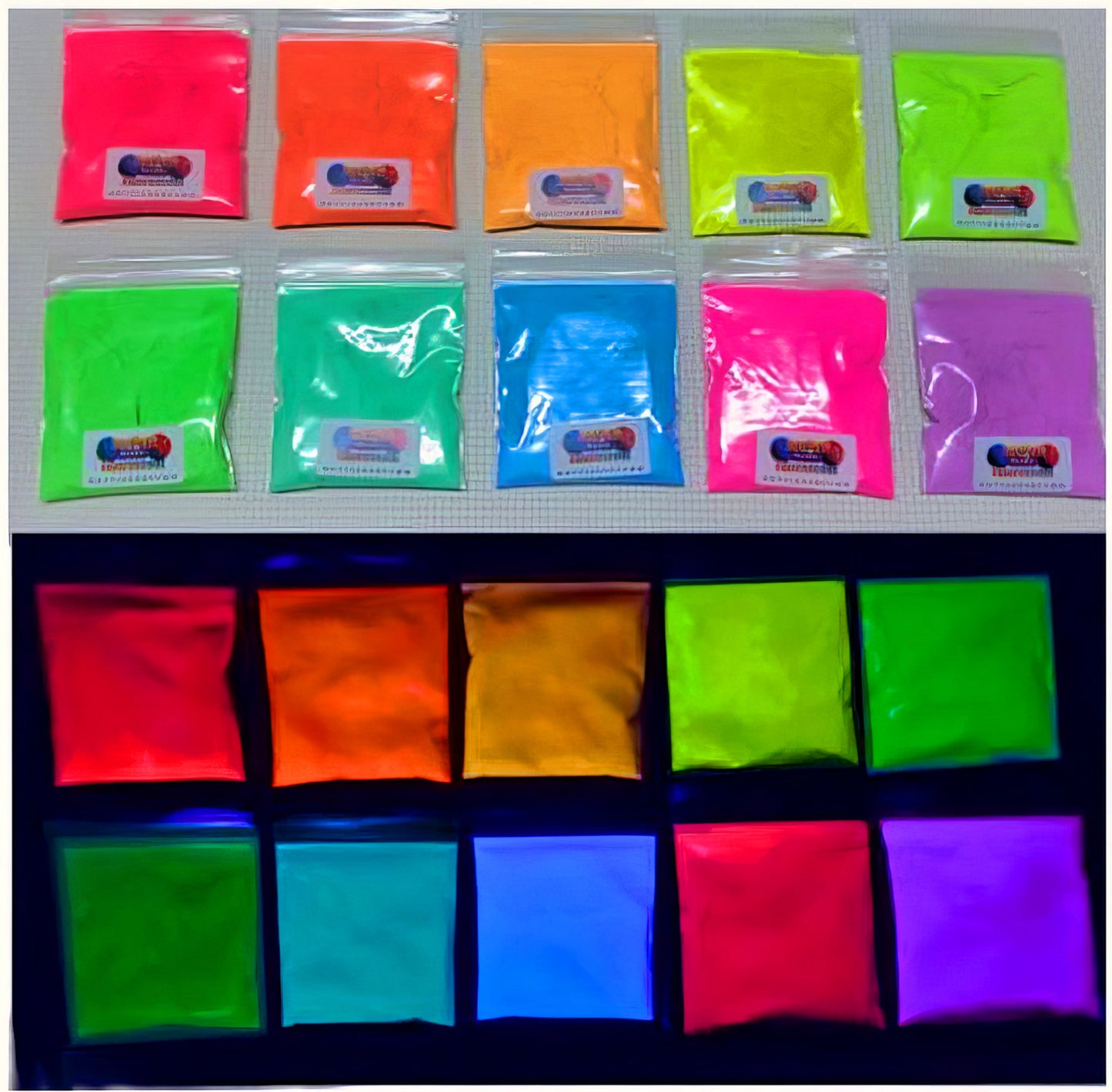 Fluorescent Uv Blacklight Glow powder