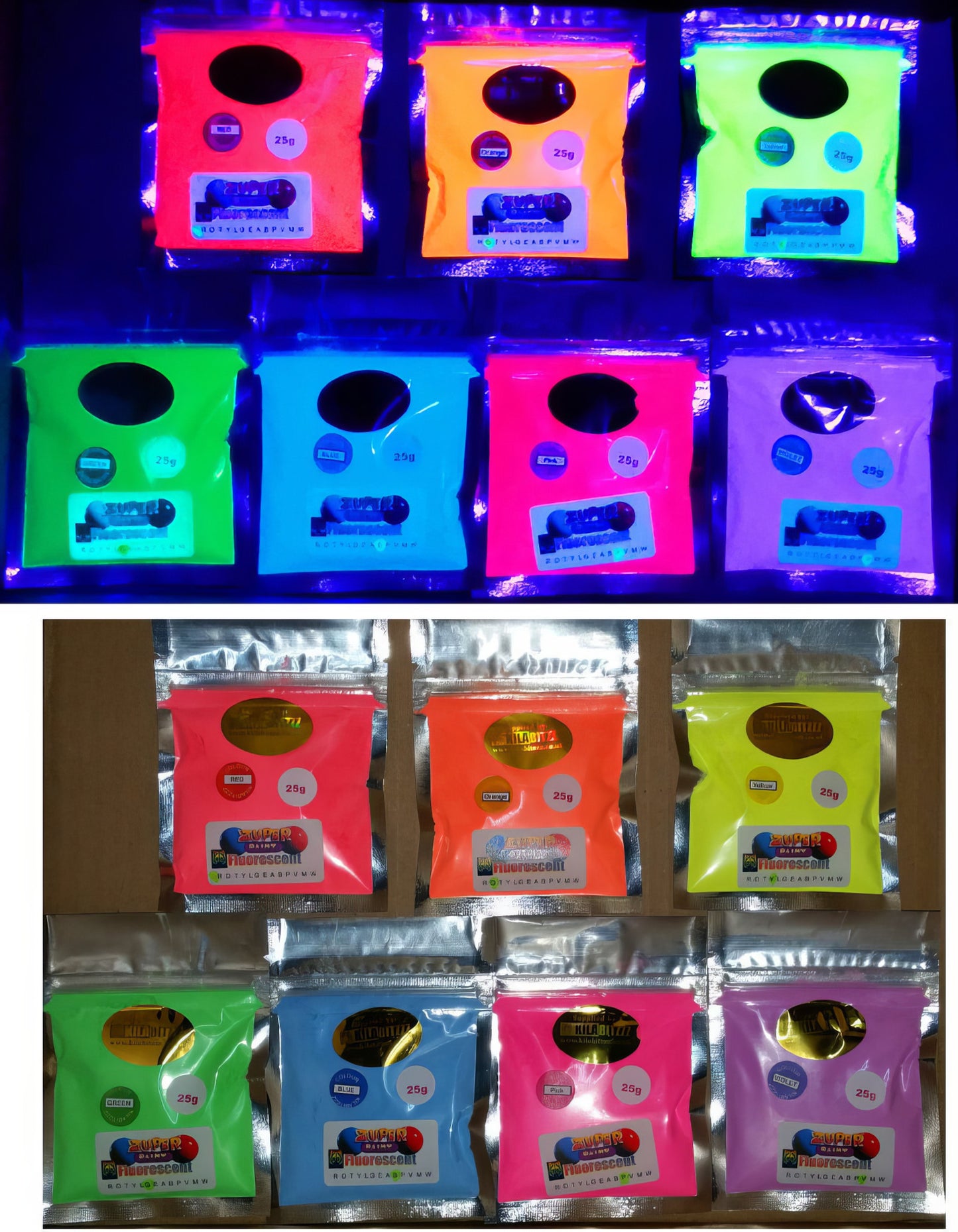 Fluorescent Uv Blacklight Glow powder