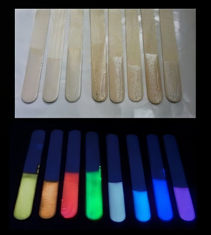 Invisible colour UV Blacklight Visible Fluorescent Paint