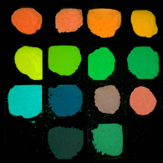 Ultra ZGlow Glow In The Dark Fluorescent UV Blacklight react pigment powder