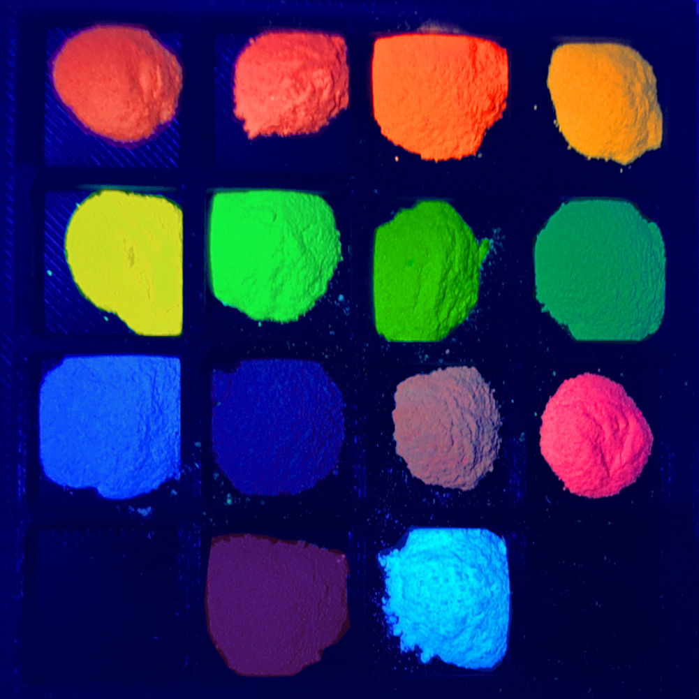 Ultra ZGlow Glow In The Dark Fluorescent UV Blacklight react pigment powder