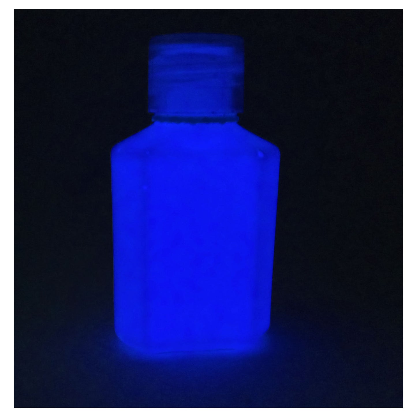 Glow in the dark paint. Not day coloured