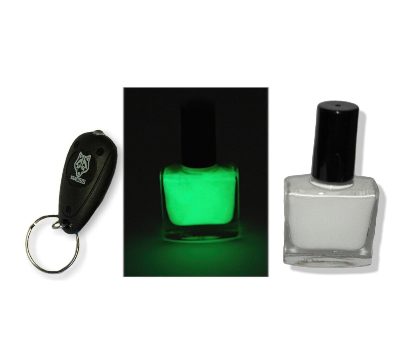 Float enamel. Fluorescent or Glow in the dark