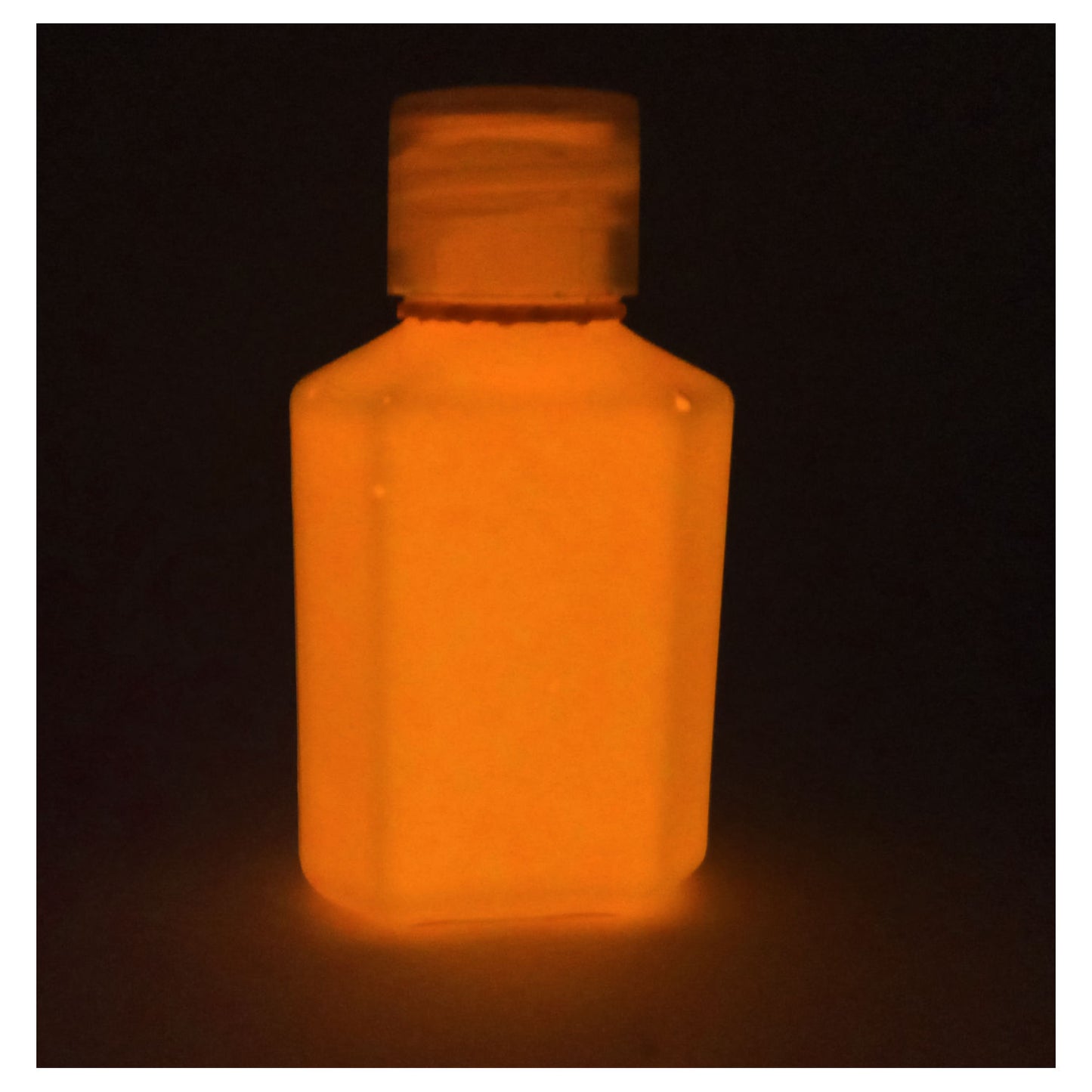 Glow in the dark paint. Not day coloured