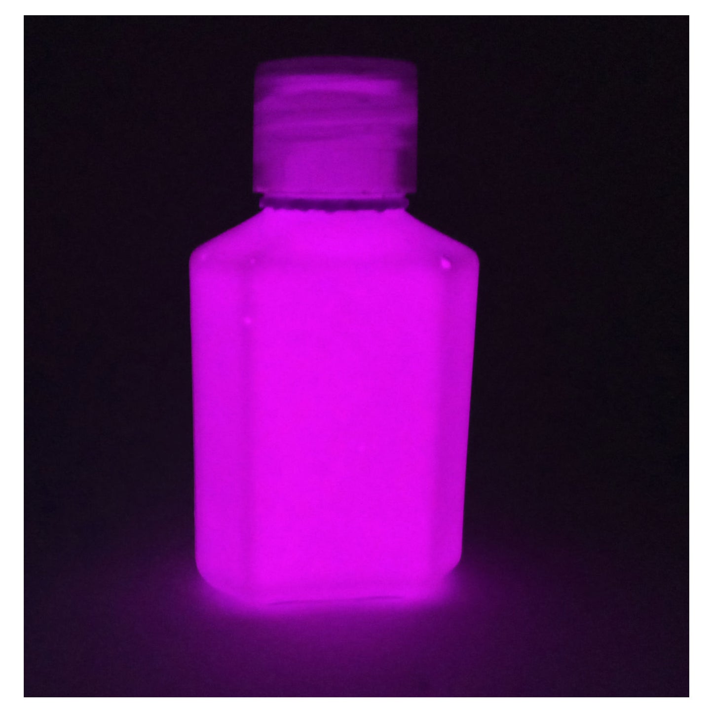 Glow in the dark paint. Not day coloured