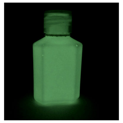 Glow in the dark paint. Not day coloured