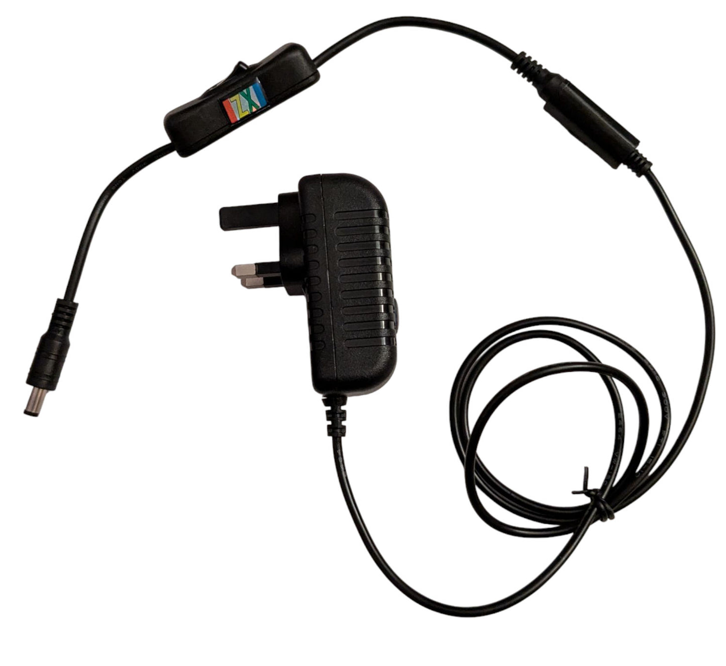 ZX Spectrum Next / n-Go PSU Power Supply with Switch, Cable Connect Lock
